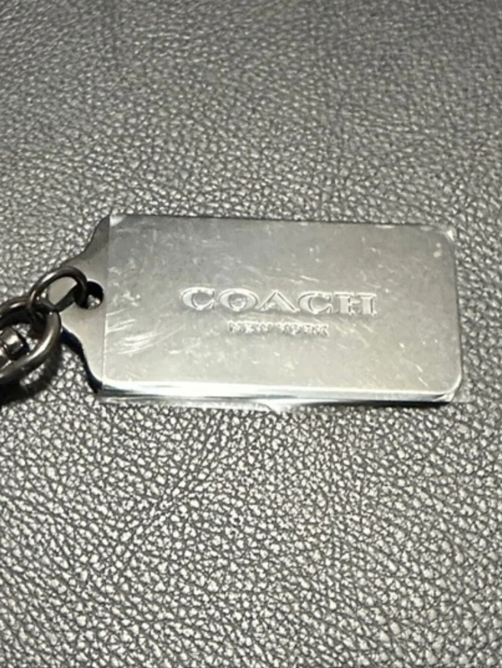 Coach Metal Hang Tag